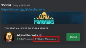 Checking the Member Count of a Discord Server through an Invite Link