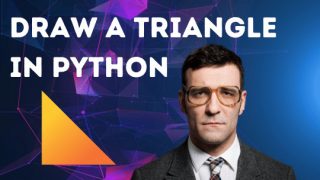 Draw a triangle in Python