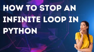 How to Stop an Infinite Loop in Python