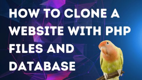 How to Clone a Website with PHP Files and Database