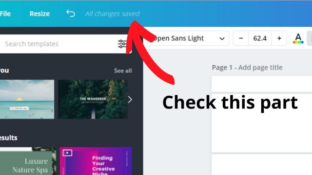 how to save presentation on canva