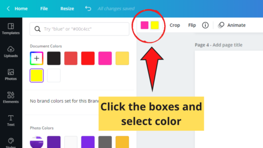 canva color overlay