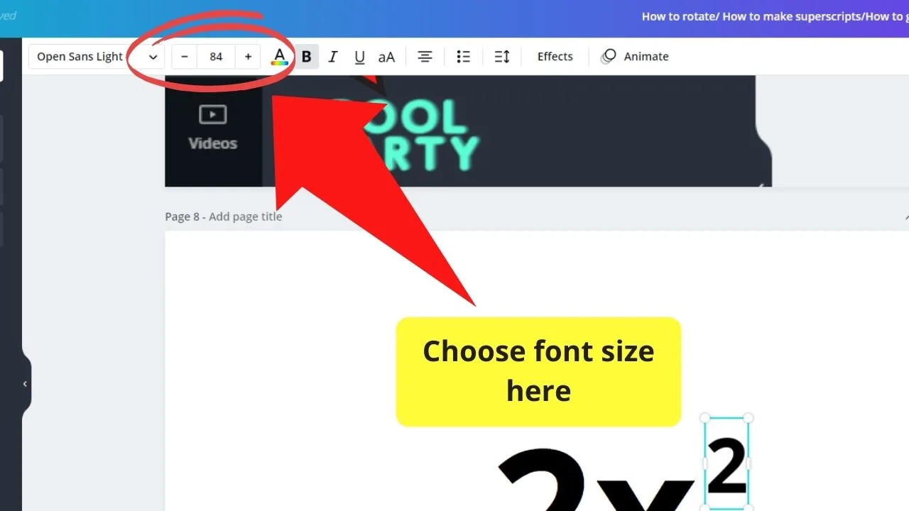 How To Make A Superscript In Canva In 12 Easy Steps!