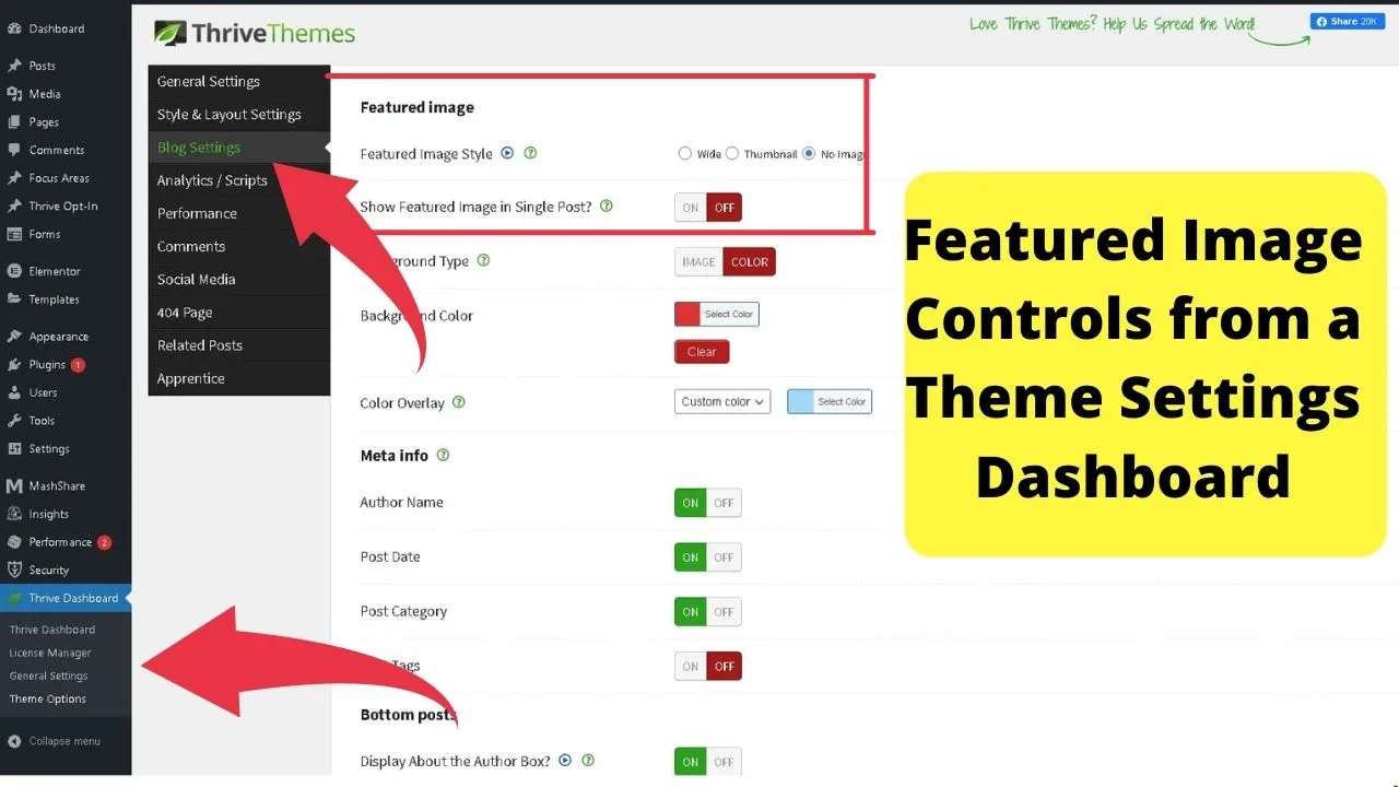 3 - Thrive themes dashboard
