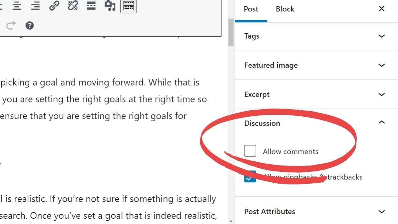 single post comment control in block editor-1