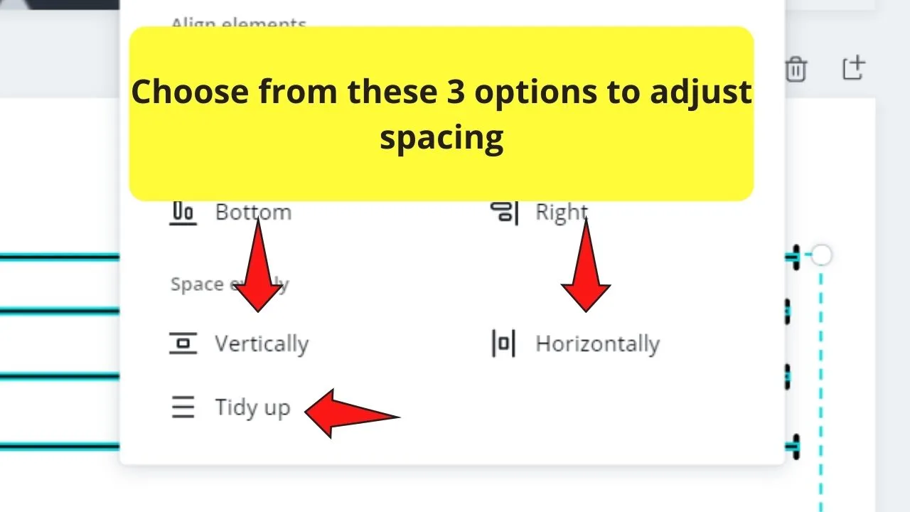 3 Spacing Options