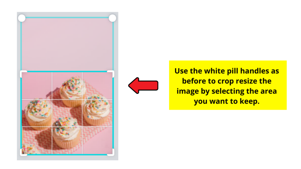 resize photo in canva