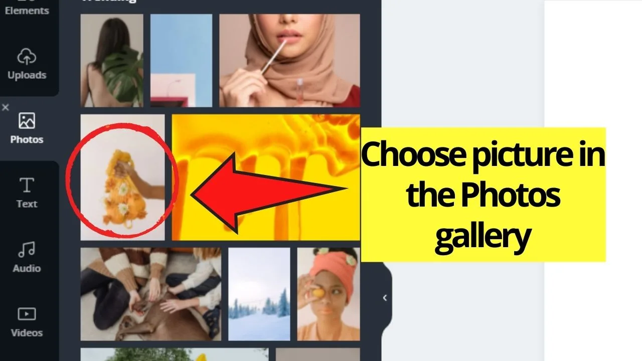 Choosing image to use