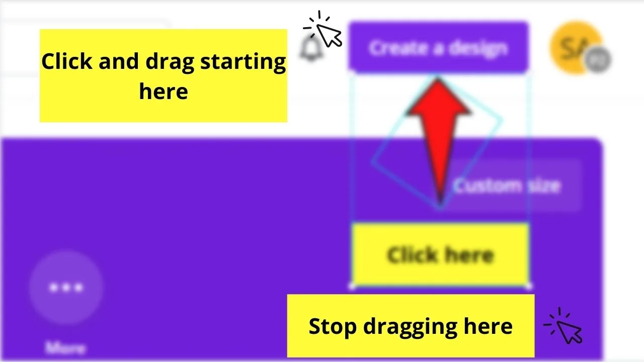 Click-and-Drag Method