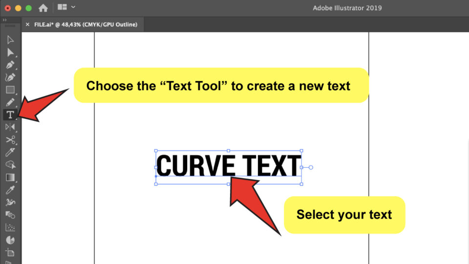 How to Curve Text in Illustrator in 6 Easy Steps