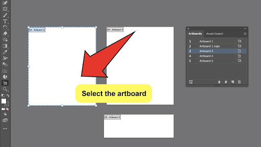 change canvas size in adobe illustrator with selection