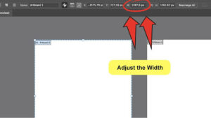 how to change illustrator canvas size