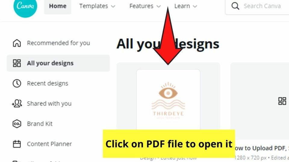 how to make a canva presentation into a pdf