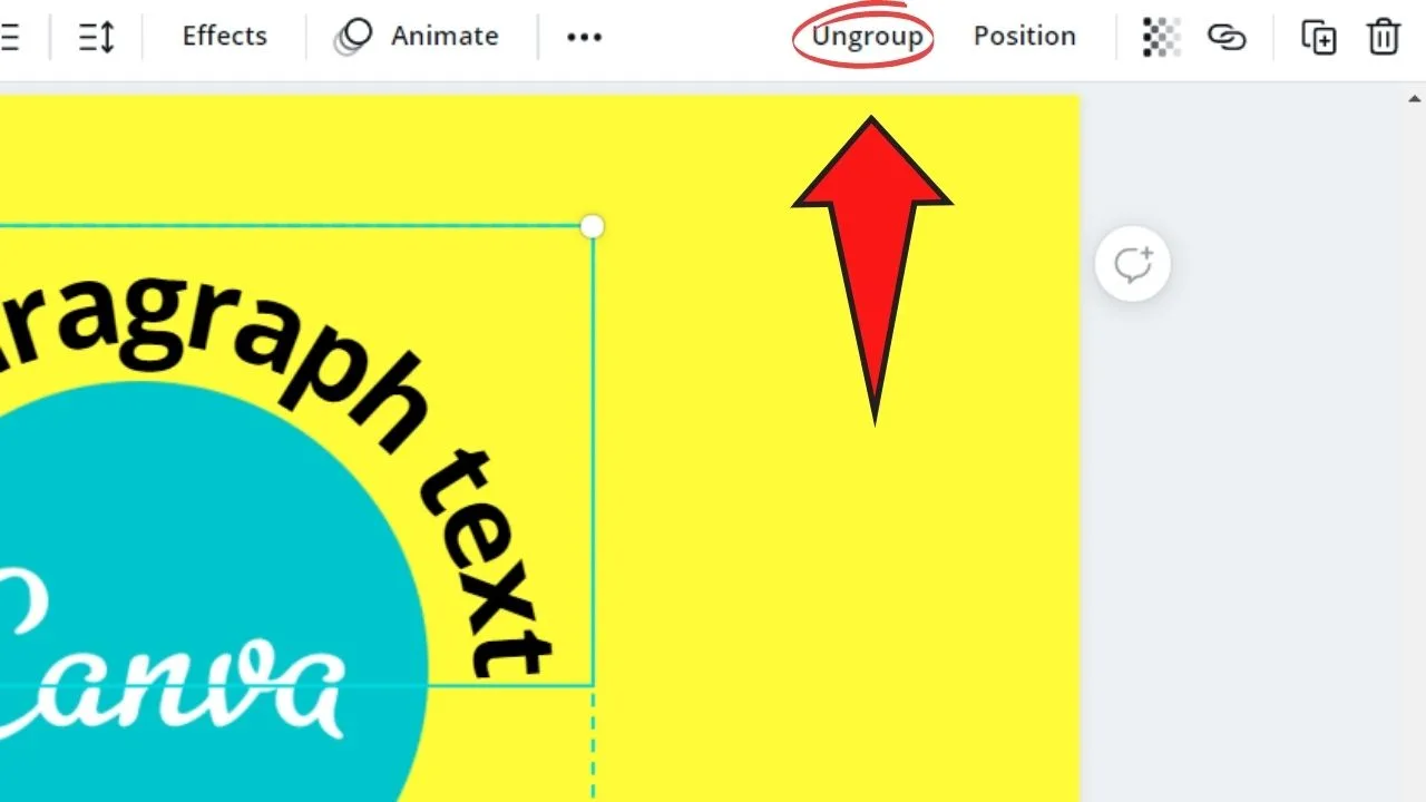 Ungrouping Elements