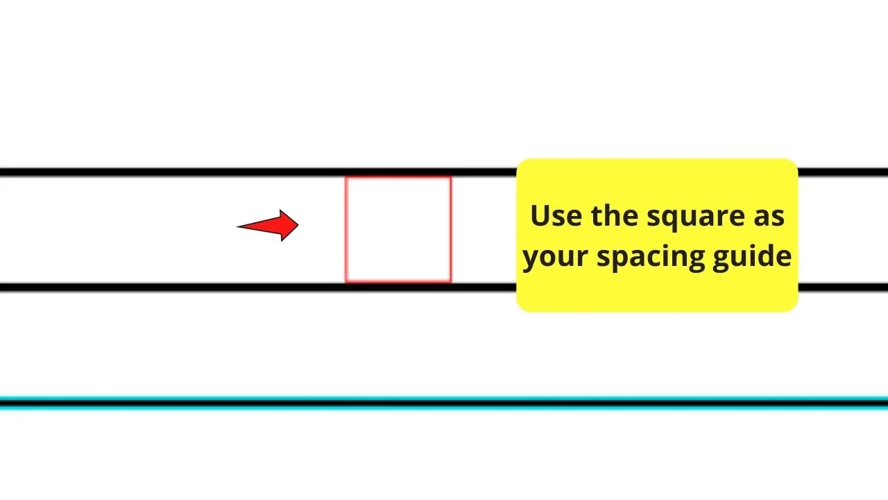 Using the Square as a Spacing Guide