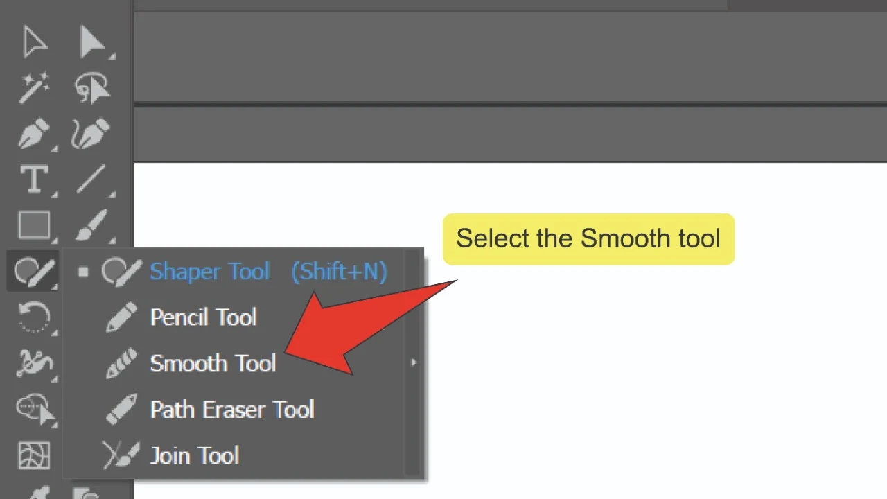 1. Smoothing Edges In Illustrator Using The Smooth Tool Step 3