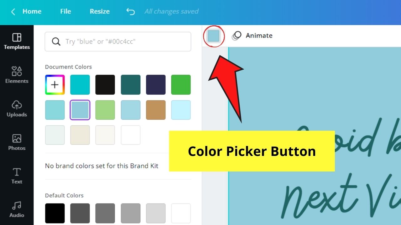 Changing Infographic Template Colors