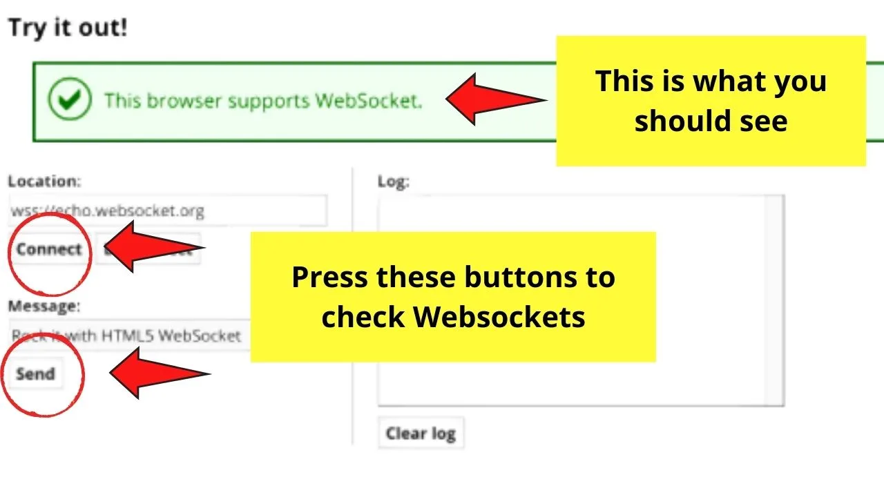 Checking Websockets