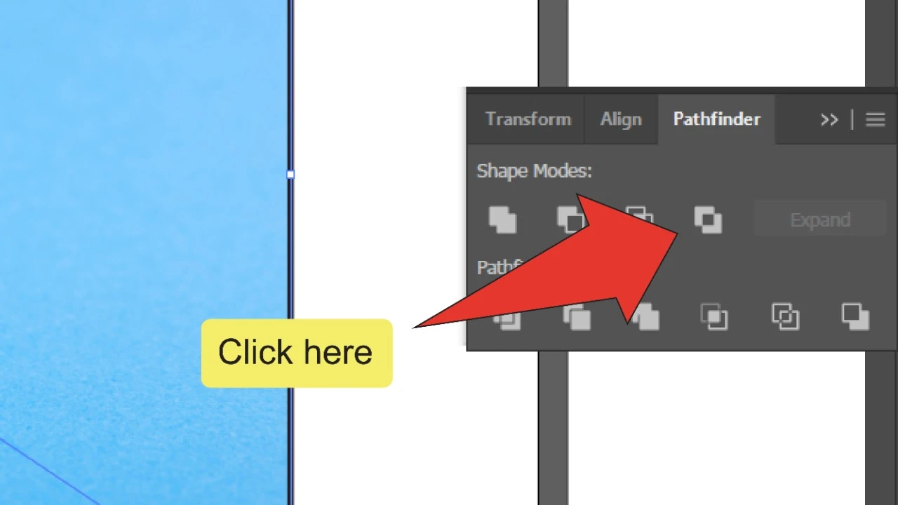 How To Erase Part Of An Image In Illustrator Step 10
