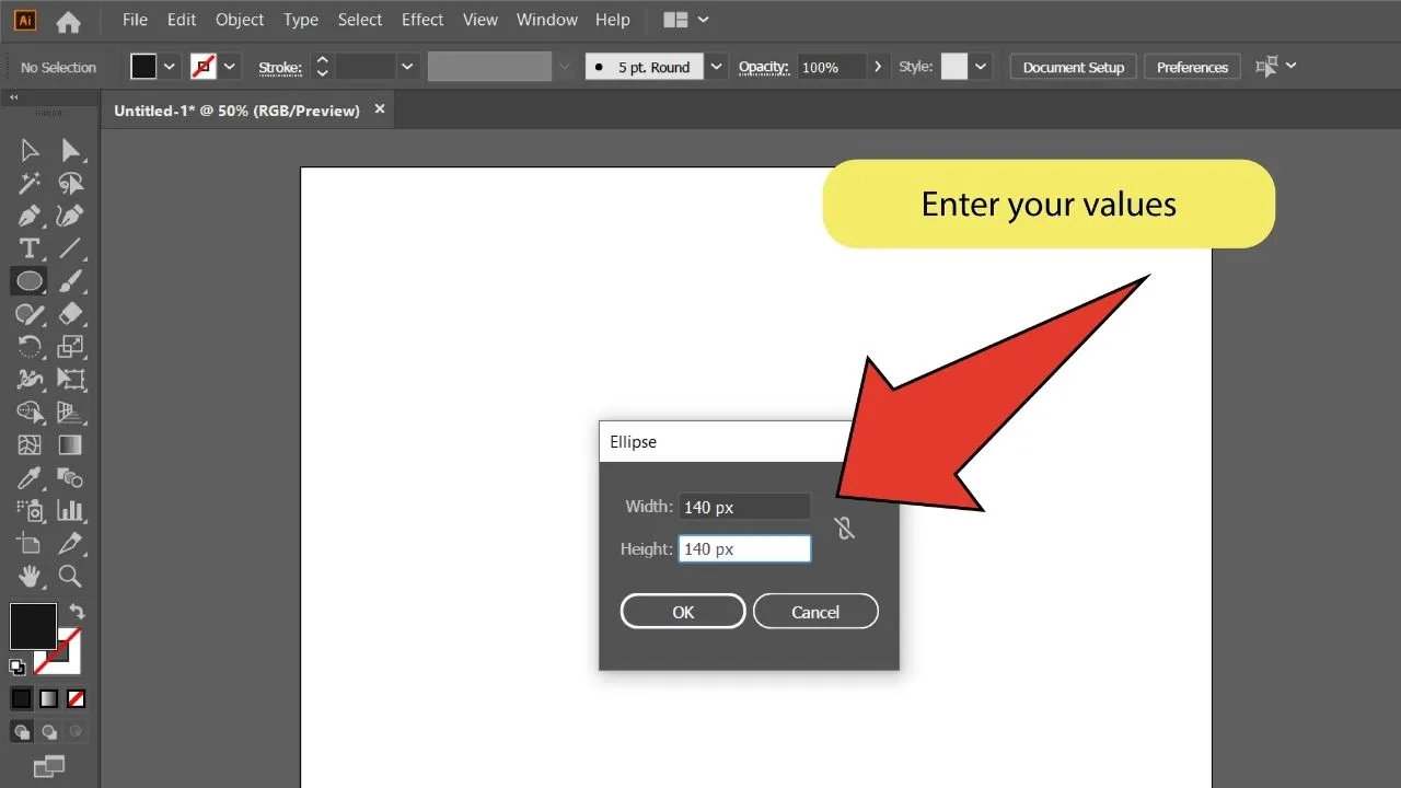 How to Blend Objects in Illustrator Step 4