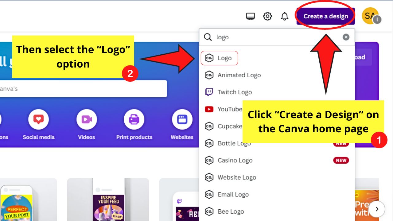 How to Make GIFS in Canva Step 1
