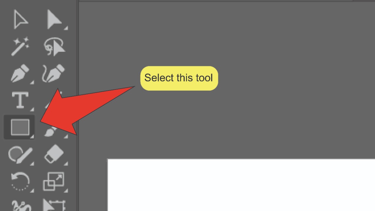 How to create a table in Illustrator Step 2