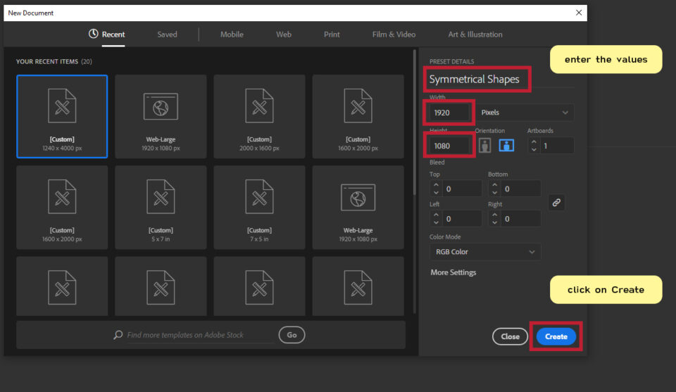 How To Make Symmetrical Shapes In Illustrator