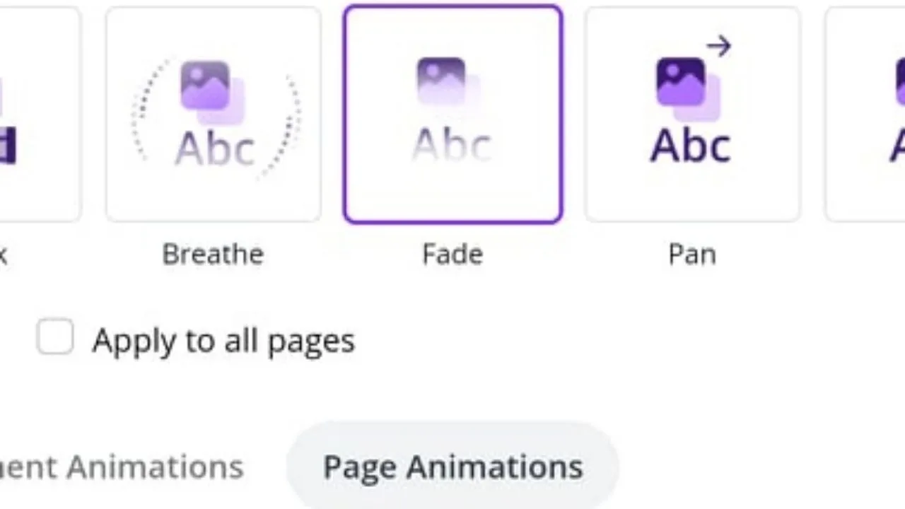 Page Animations