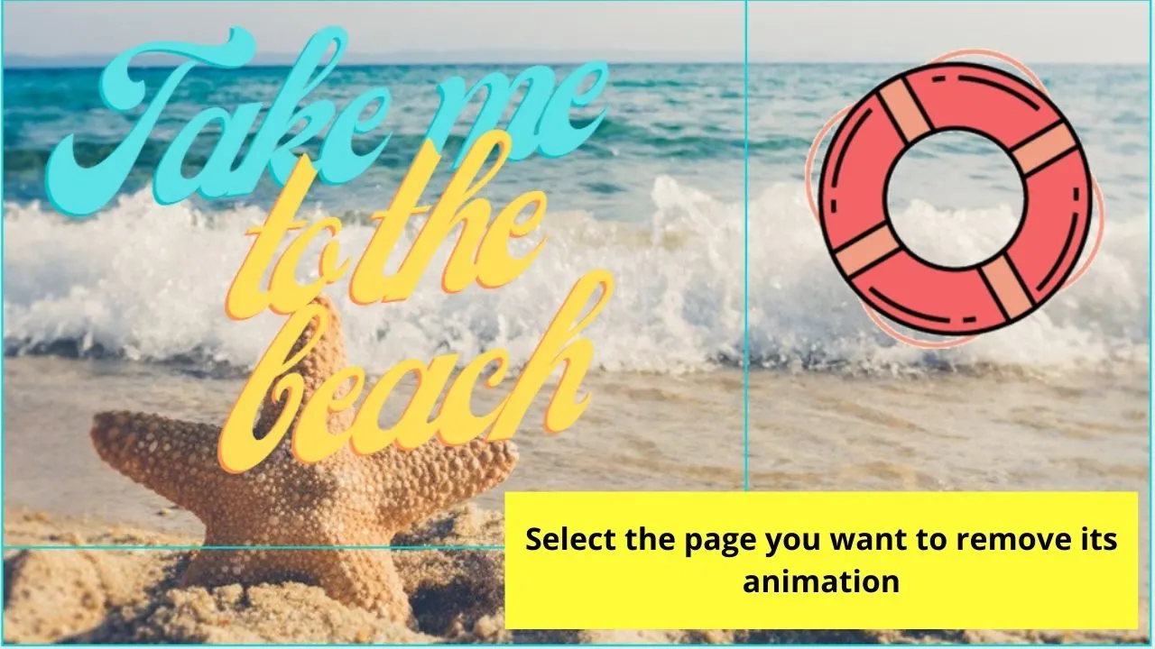 Selecting Page to Remove Animation