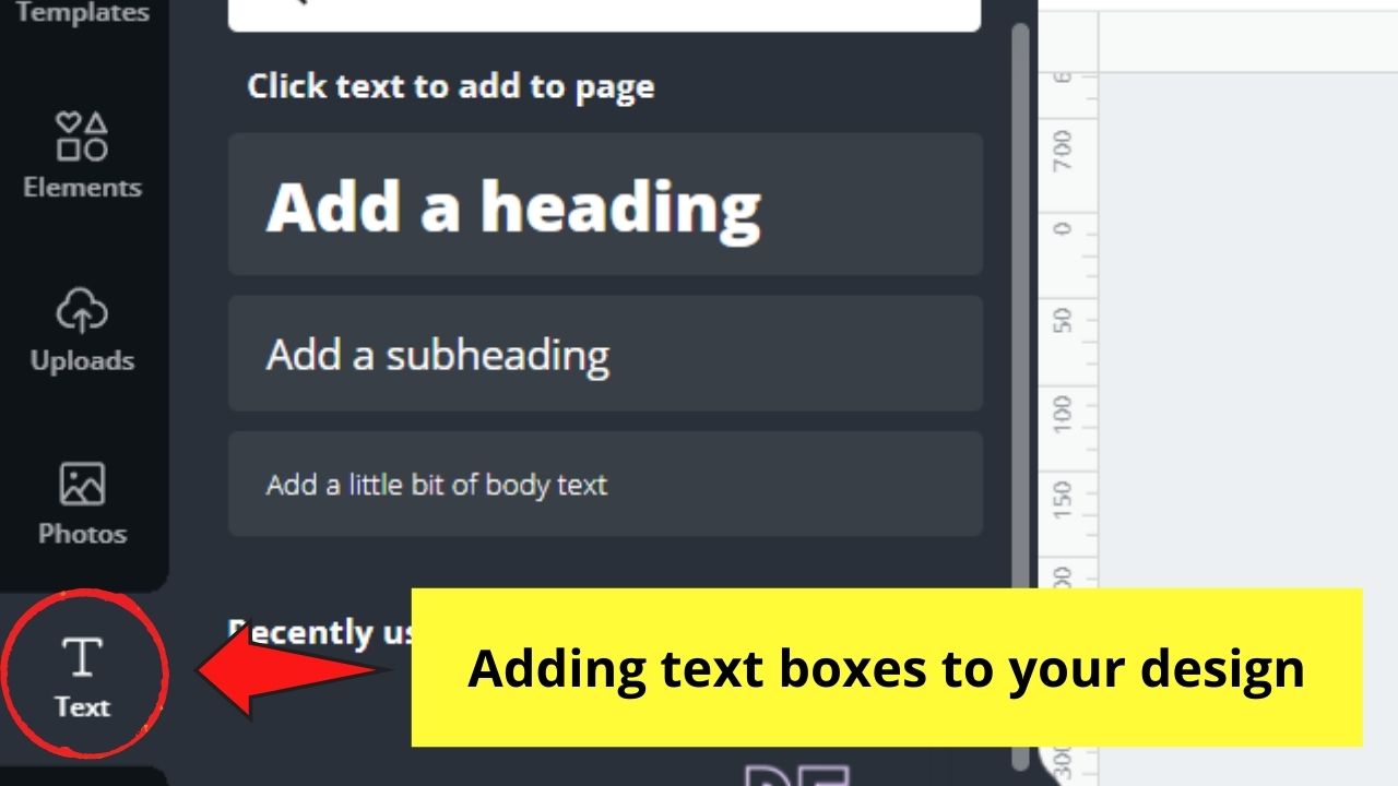 Adding Text to Design