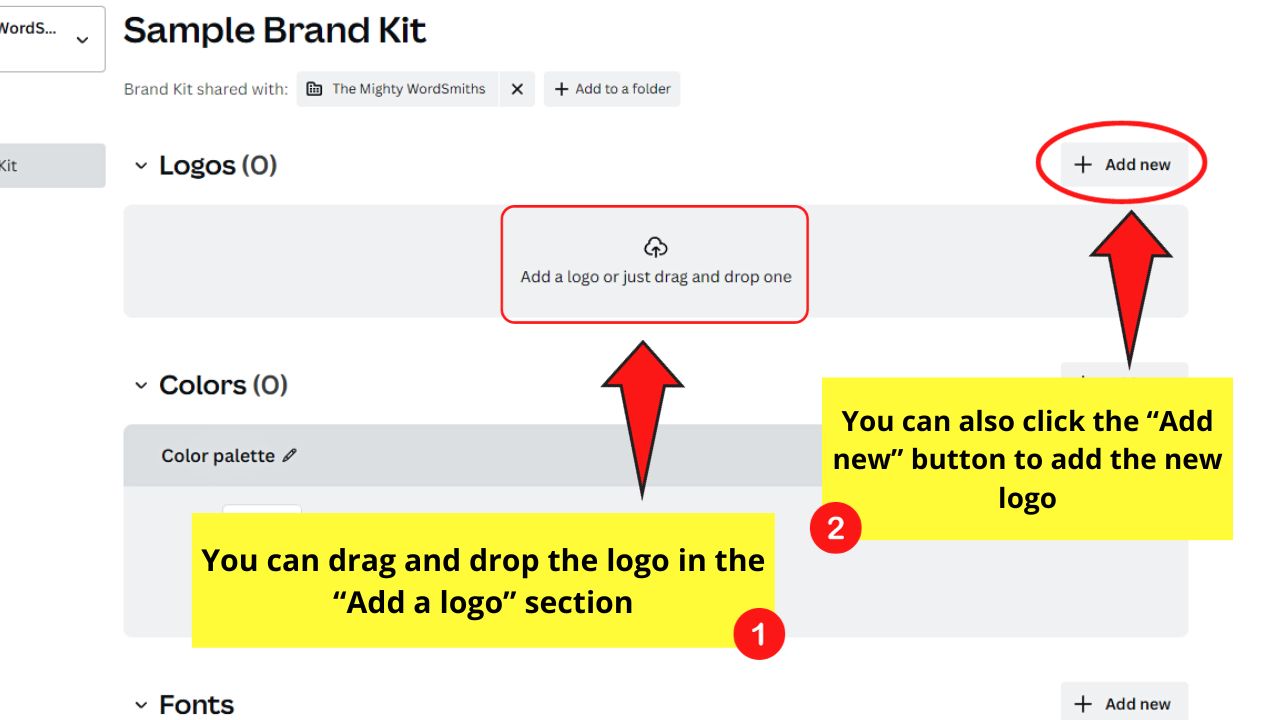 How to Create Brand Kits in Canva Step 4