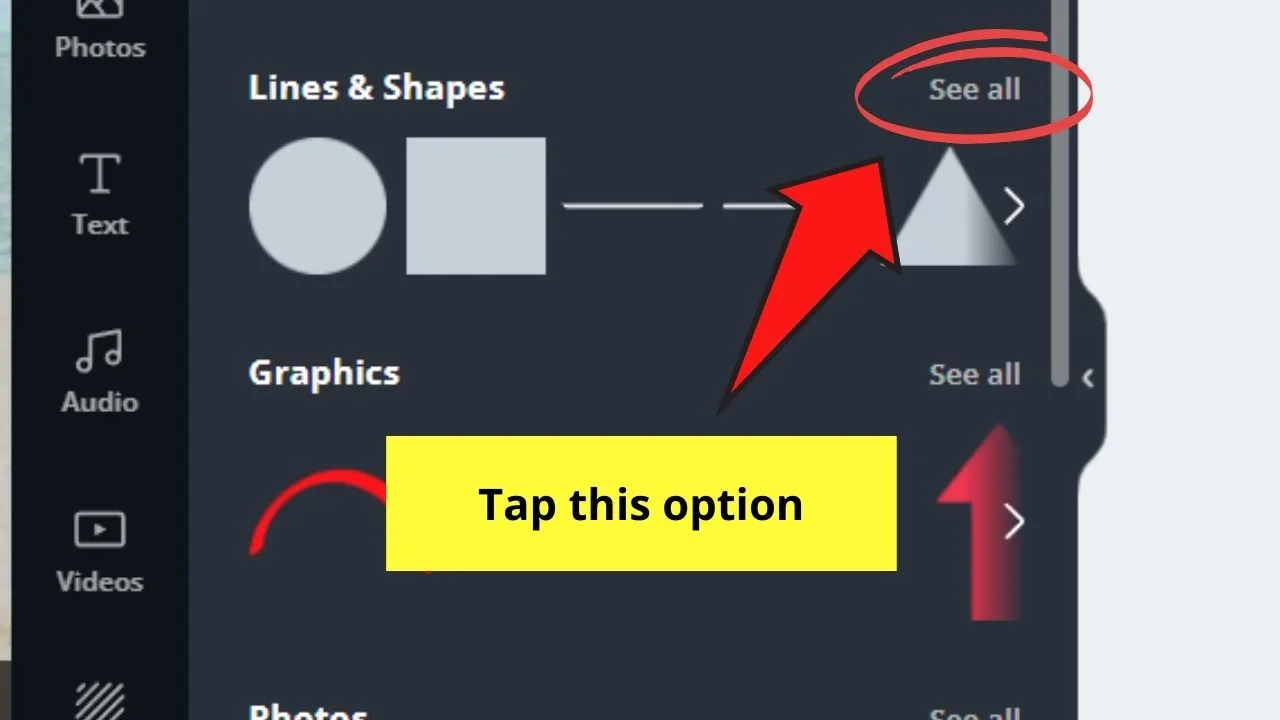 How to Draw on Canva Step Using Lines and Shapes Step 2