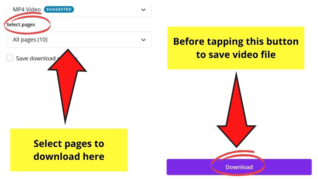 How to Make a Video on the Canva App with Templates Step 13
