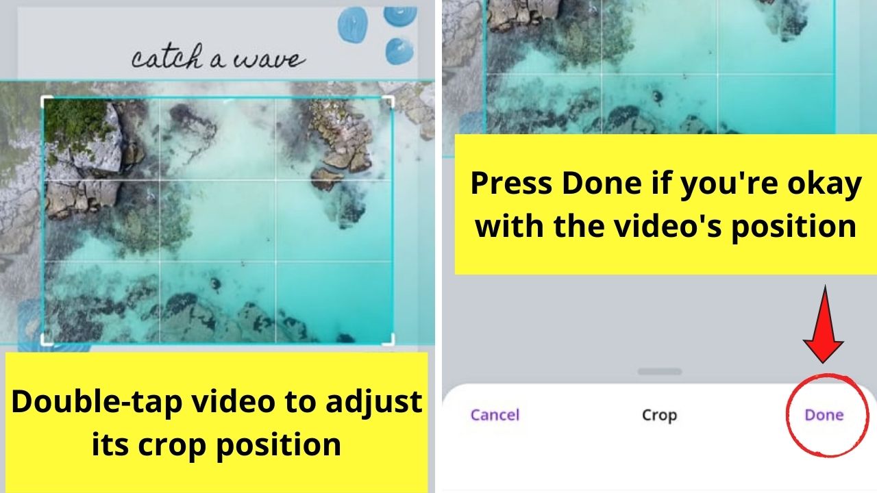 How to Make a Video on the Canva App with Templates Step 4