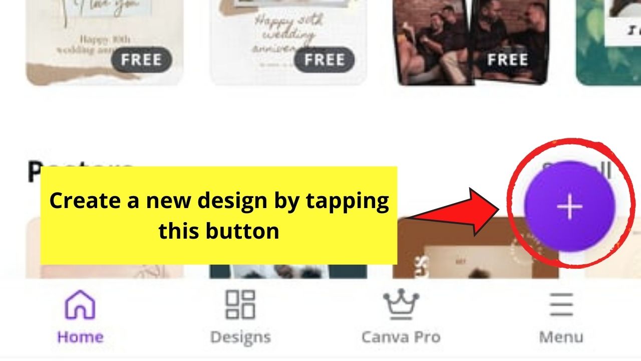 How to Remove the Background of an Image on the Canva Mobile App Step 1