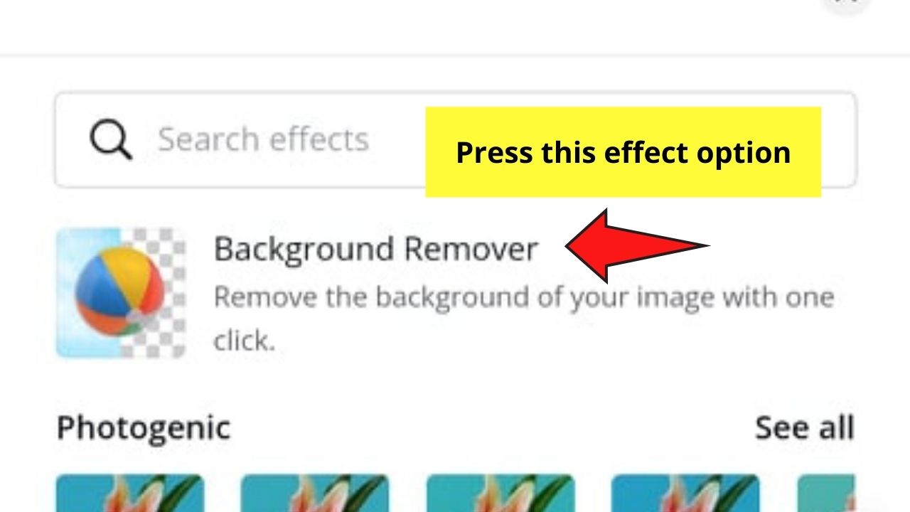 How to Remove the Background of an Image on the Canva Mobile App Step 5