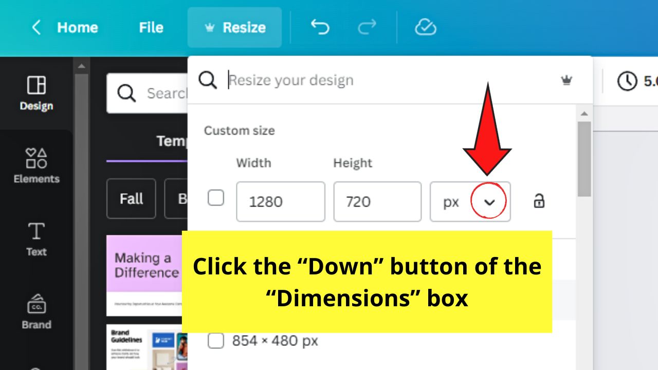 How to Show Rulers in Canva Step 5