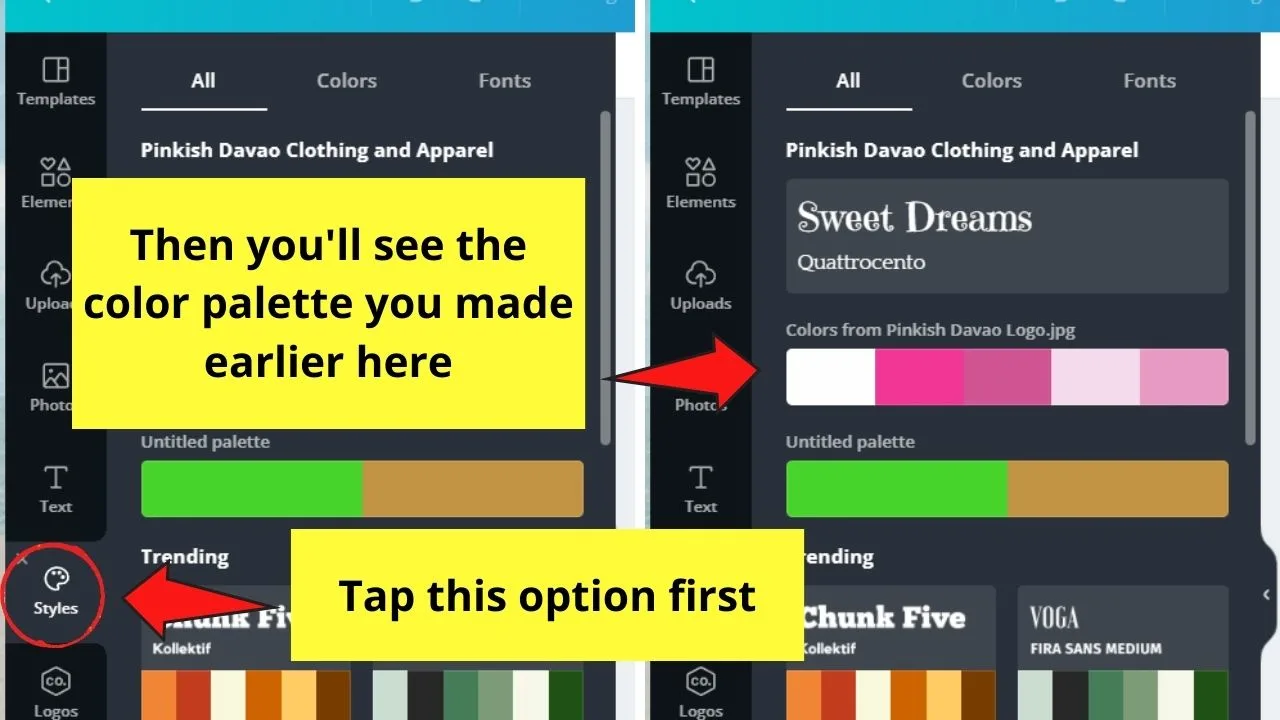 How to Use Brand Kits in Canva Step 3.1