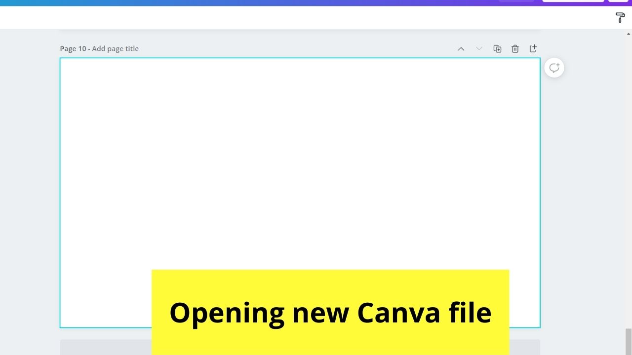 Opening Canva File