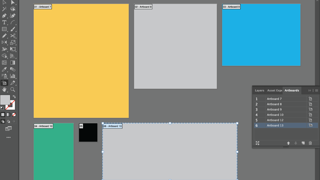 Rearrange artboards in Illustrator Step 5-b