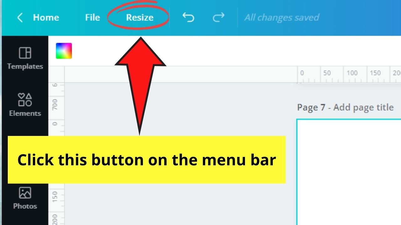 Resize Button
