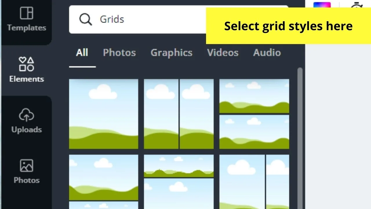 Selecting Grid Styles