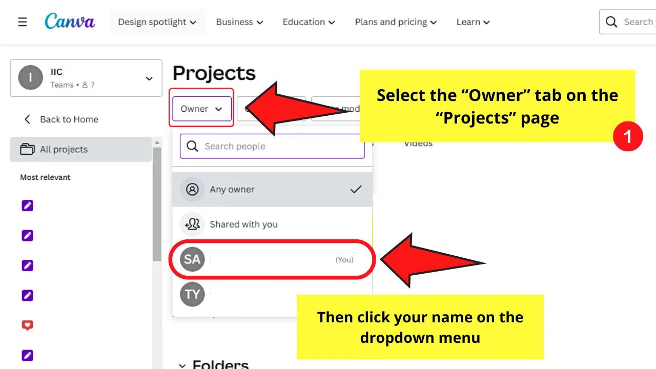 Where to Find The Video You Uploaded to Canva Step 3
