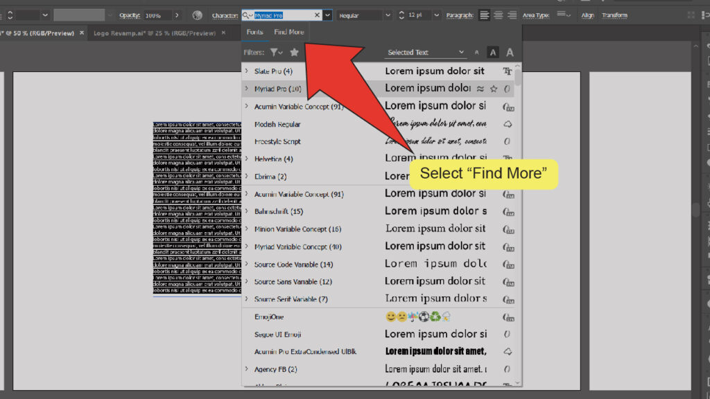 how to download fonts from creative market to illustrator