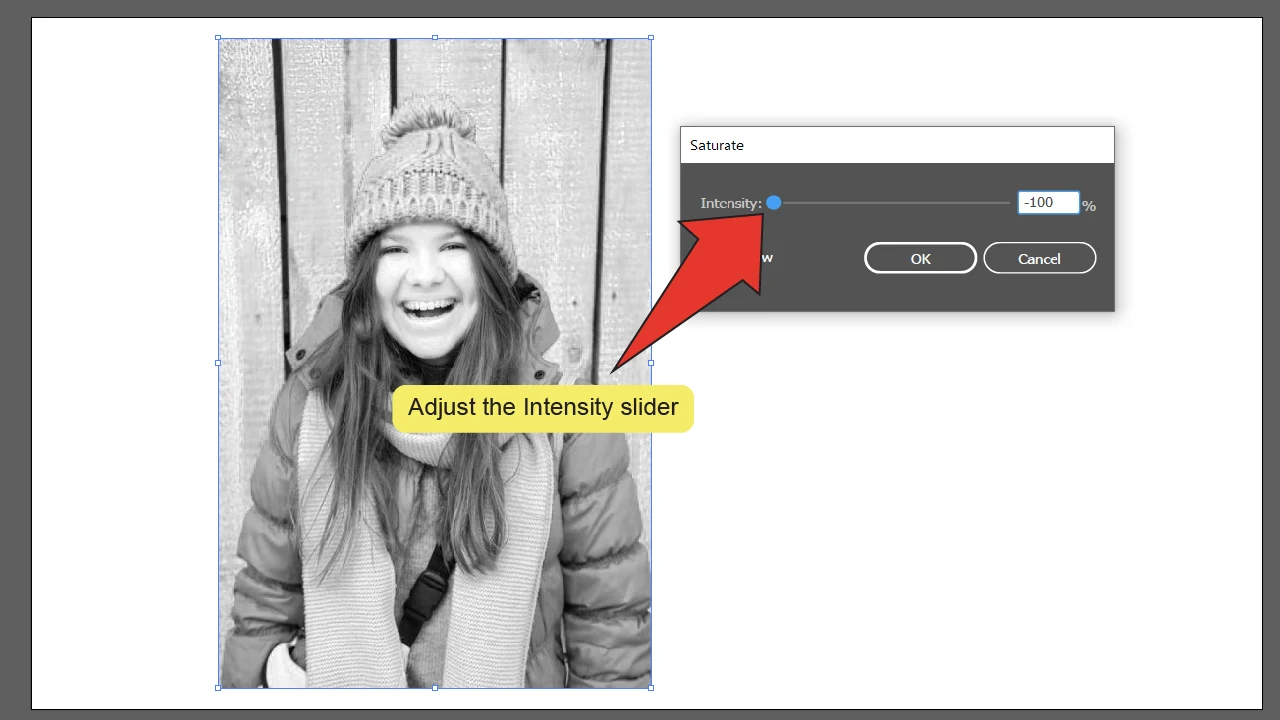 How To Desaturate An Image In Illustrator Step 7