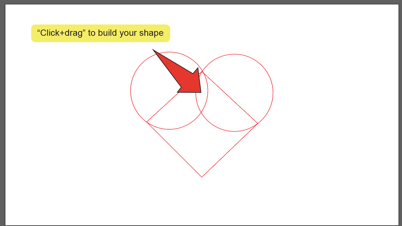 How To Make A Heart In Illustrator Using Vector Shapes Step 9