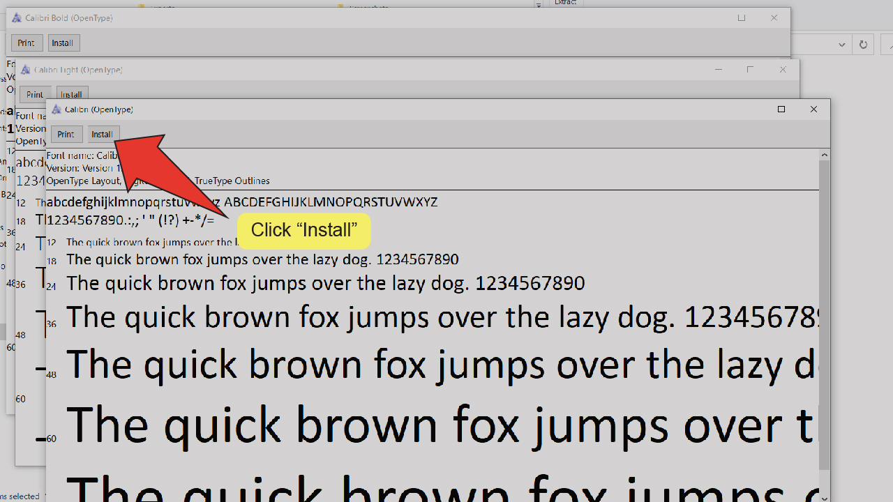 How to import fonts into Illustrator (downloaded outside of Illustrator) Step 8