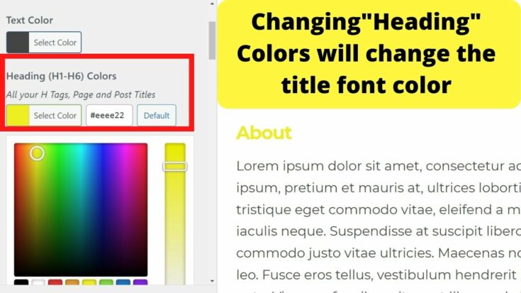 How to Change the Title Font Color in WordPress — Full Guide