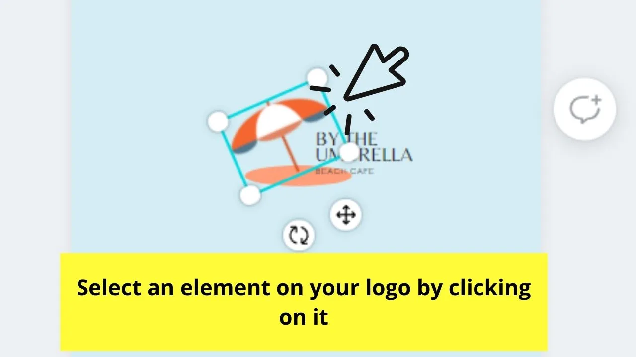 How to Change the Logo Color in Canva Canva-Designed Logo Step 3