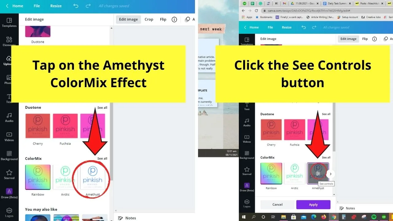How to Change the Logo Color in Canva Uploaded to Canva Step 5